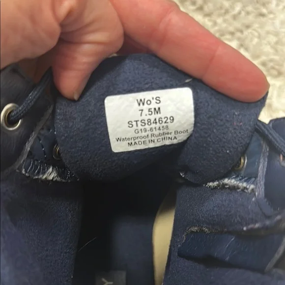 Sperry Navy Duck Boots - Picture 5 of 5